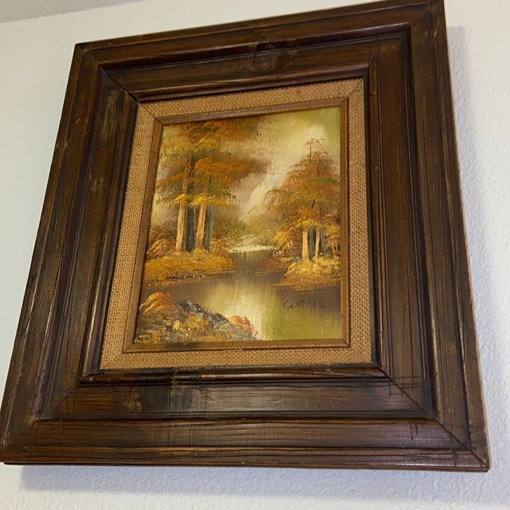 Phillip Cantrell Oil Painting Vintage Frame 🖼️ Fredrik